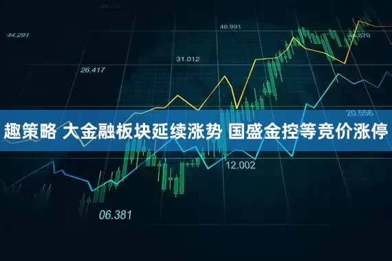 趣策略 大金融板块延续涨势 国盛金控等竞价涨停
