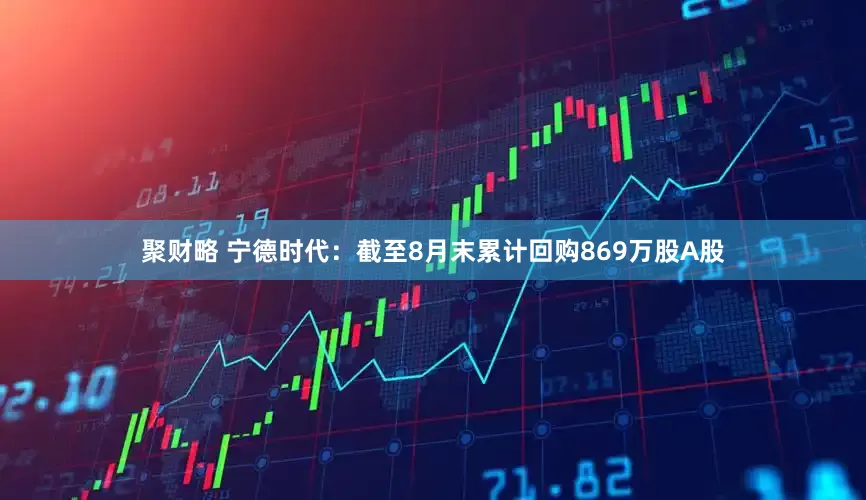 聚财略 宁德时代：截至8月末累计回购869万股A股