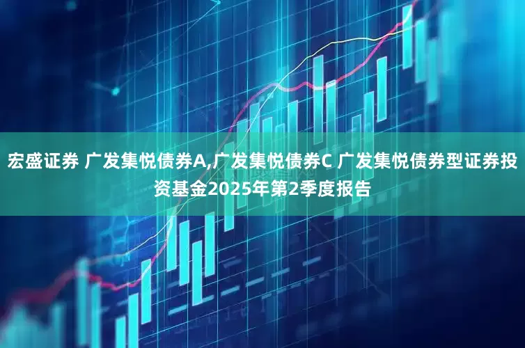宏盛证券 广发集悦债券A,广发集悦债券C 广发集悦债券型证券投资基金2025年第2季度报告